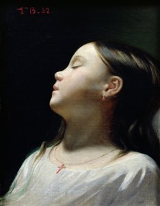 Jeune fille endormie, 1852 - Leon Joseph Florentin Bonnat